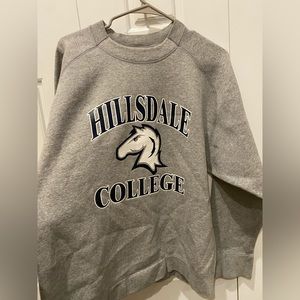 Vintage Hillsdale College size M crewneck.